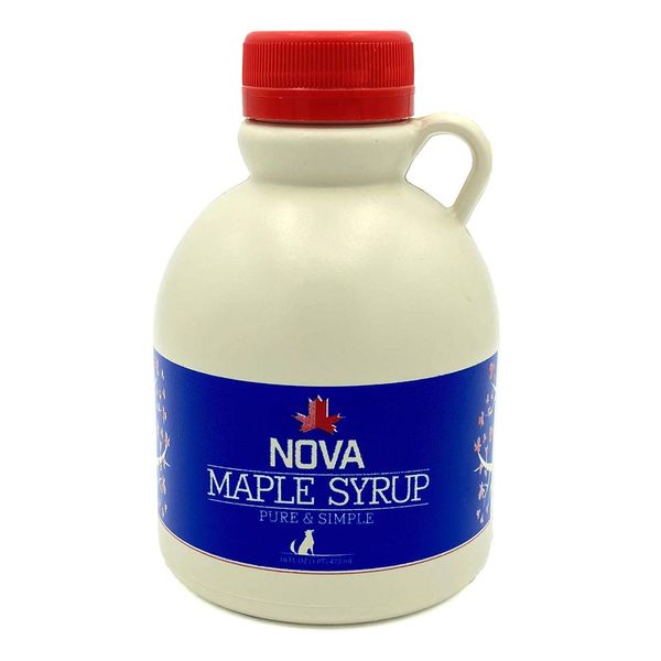 Nova Maple Syrup - Pure Grade-A Dark Robust Maple Syrup (Pint)