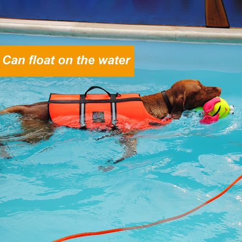 Vivifying Floating Long Dog Leash, 20FT Dog Training Leash, Lightweight Dog Check Cord Rope Leash with Comfortable Handle for Outside, Hiking, Swimming, Beach and Lake