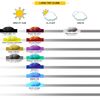 HiCycle2 Polarized Replacement Lenses for Oakley Frogskins - Multiple Options (blue)