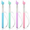 4pcs Telescopic Teachers Pointer, Pointer Sticks with Lanyard, Extendable Hand Pointer Finger Pointing Sticks, Retractable Whiteboard Pointer for Teachers Speakers Classroom Presentation