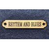  HALTER PLATE XLARGE Solid Brass Custom Engraved Horse ID Name Tag .032"