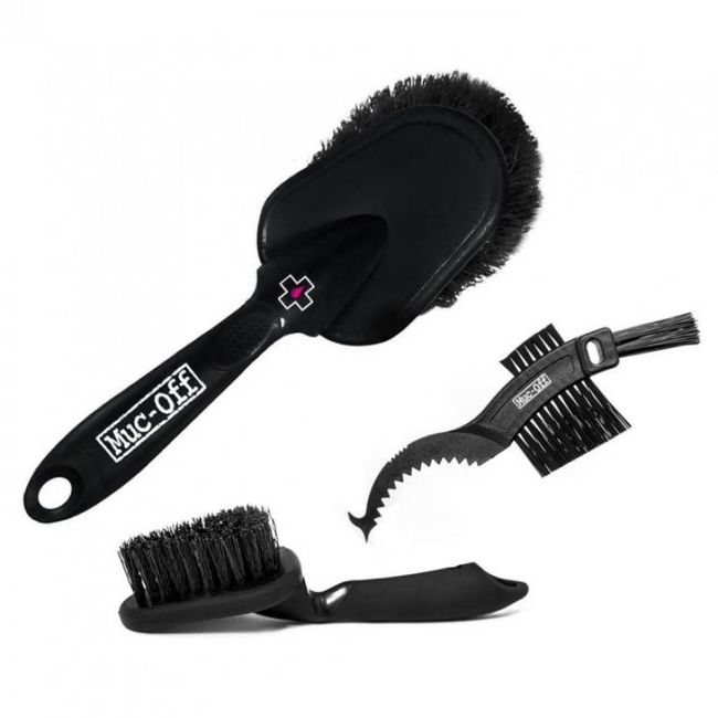 Muc off Protector.Cleaner.Sponge And Brush Black