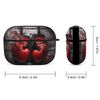 Penguin Snowflake Design Case Compatible with AirPod Pro Case 2019 with Keychain Shockproof Protective
