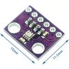 ADOFUN GY-BMP280-3.3 High Accuracy Pressure Sensor Module, Temperature and Humidity Sensor Module, Digital Output I2C Interface (Set of 6)