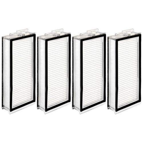 (4 Pack) Q5 Max+ Replacement HEPA Filters Compatible With Roborock Q5 Max+, Q5 Pro, Q5 Pro+, Q8 Max, Q8 Max+, Q7, Q7+, Q7 Max, Q7 Max+, Q5 Duoroller+ Robot Vacuum Cleaner, Replacement Parts Filters