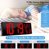 Large Digital Wall Clock with Remote Control 17.2" LED Large Display Timer with