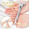 Small Face Beauty Roller, Emily Stone, Mini Face Set, Micro Current, Beauty Skin, Facial Device, Sagging, Swelling, Clean Line, Lift Up (Space Gray)
