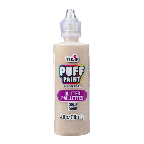 I Love To Create 41301 Tulip Dimensional Fabric Paint, Gold