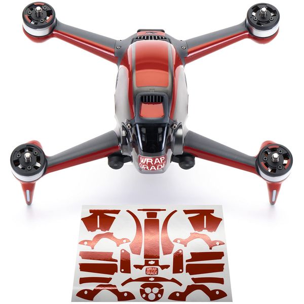 WRAPGRADE for DJI FPV Accent Color Skin Sticker (Super Red)