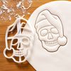 Weihnachts-Totenkopf Ausstechform, 1 Teil, Bakerlogy
