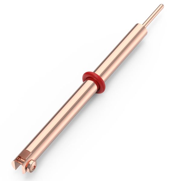 Labasics Copper Metal Electrode Holder, Multi-Purpose Screw Type Replaceable Metallic Electrode Holder Clip Working Electrode Holder for Electrolytic Cells