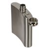 OOTB Flask with 2 Cups, Metal, Silver, 2 x 9 x 10 cm