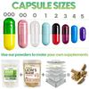 XPRS Nutra Size 5 Empty Capsules - 500 Count Very Small Clear Empty Gelatin Capsules - Empty Pill Capsules for DIY Capsule Filling - Fillable Pill Capsules Empty Gel Caps