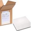 7.5"x 5.5" Clear Enclosed Packing Envelope Plain Face 1000/CS Front- Clear, Back- White (2 Cases)