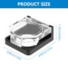 Ipetboom Emergency Stop Button Cover-4 pcs Plastic Cover Protector, Toggle Push Button Lockout Cover, Add Protection