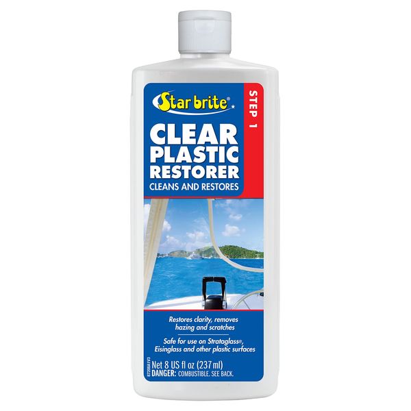 Star Brite Clear Plastic Restorer STEP1 8.5 fl oz (237 ml)