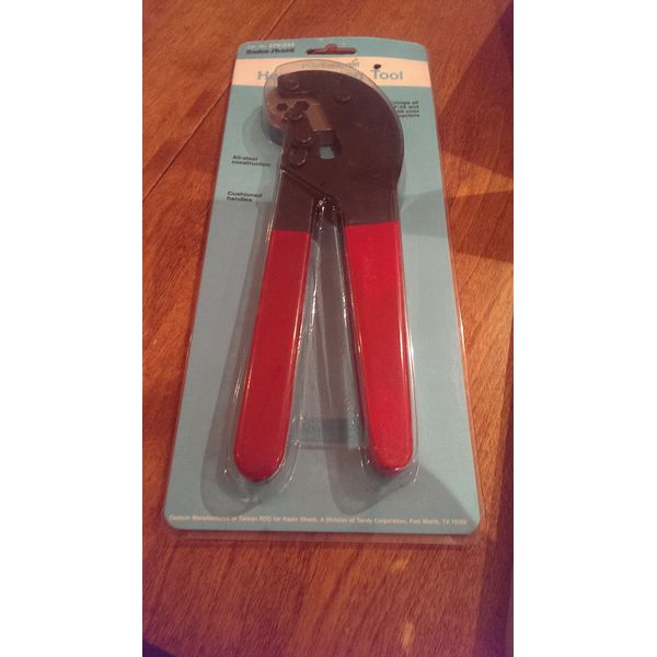 9" Professional Hex Coax Wire Cable Crimping Tool