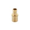 (Pack of 10) EFIELD Barb Crimp Pex 1/2 Inch x 3/4 Inch Reducing Coupling Brass Fitting