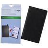 Sigel VZ171 Business Card Book for up to 120 cards (max 90x58mm), with 20 Clear Plastic Pockets, Leather-look, Black Matt