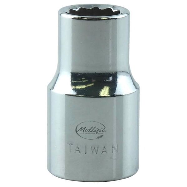 3/8" Drive, 9mm Metric Socket, 12 Points, Mfr: 27509-A