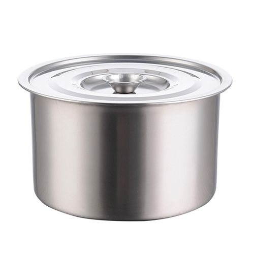 AUNMAS Stainless Steel Stockpot, Multipurpose Stockpot with Lid Seamless Cooking Pot for Gas Electric Induction Stove (12cm)