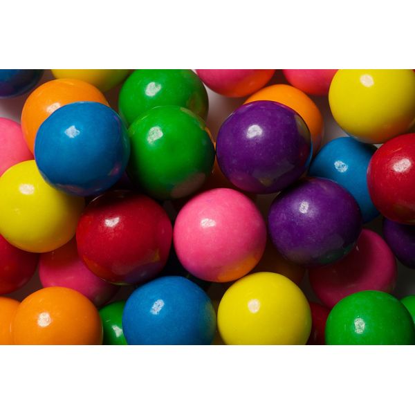 Dubble Bubble One Inch Gumballs Assorted Flavors 4.9 Pound Bulk Bag