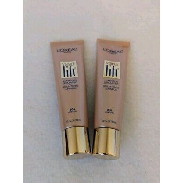 (2) Loreal Paris Visible Lift Luminous Serum Tint 804 Honey