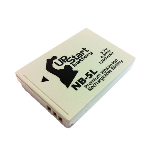 Replacement for Canon IXY 3000 Battery - Compatible with Canon NB-5L Digital Camera Battery (1200mAh 3.7V Lithium-Ion)