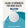 FromBIO Calma-D Chewable 2:1 Calcium 300mg and Magnesium Oxide 150mg Vitamin D 10ug Per Serving (60 Tablets), Calma-D - 60 Tablets 1