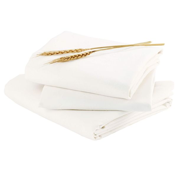Bloom 140 x 70cm Fitted Sheet Set (2 Pieces, Coconut White)