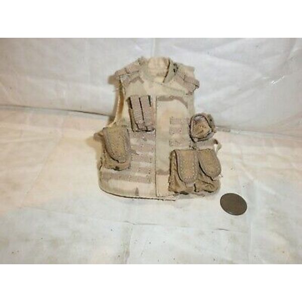 Bbi / other US desert tactical vest / plate carrier 1/6th scale toy accs