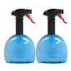 Evo Oil Sprayer Non Aerosol Bottle for Cooking Oils 2 Pack 18oz Blue