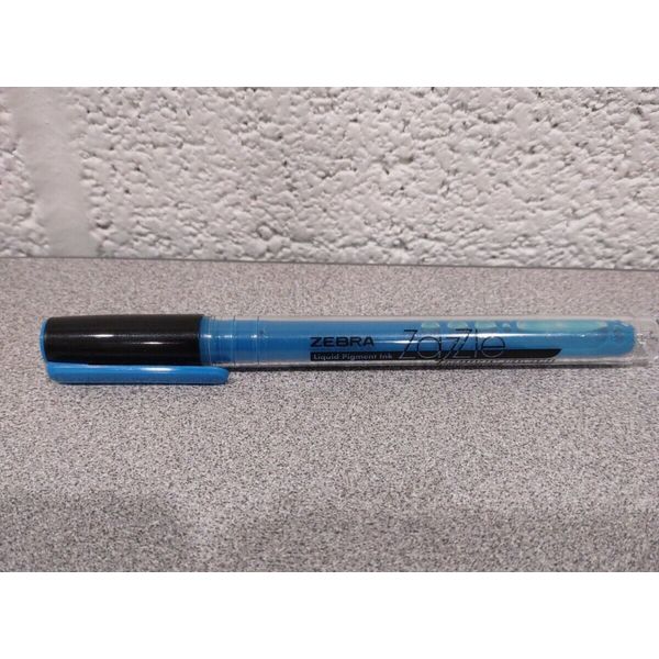 Zebra Zazzle Fluorescent Highlighter Blue (1 Highlighter)