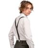 Olata Junior/Children’s Simple Fully Adjustable Elasticated Clip on Y-Shape Braces/Suspenders - 3cm (5-12 Years). Blue