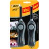 BIC MegaLighter Multipurpose Lighters, Black, Pack of 2