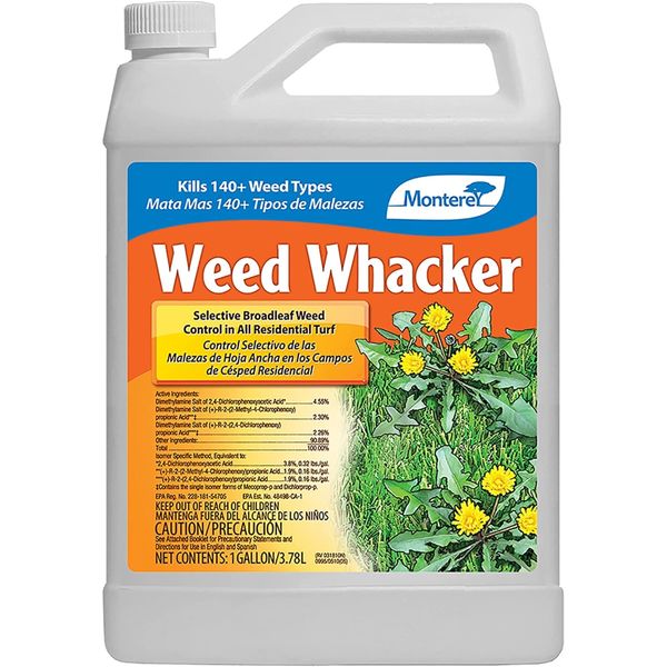 Monterey Weed Whacker Selective Broadleaf Weed Control Concentrate, 1 Gallon