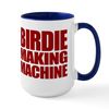 CafePress Birdie Making Machine Large Mug 15 oz (444 ml) Ceramic Coffee Mug