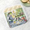 CafePress Vegan Frog Dining Pot Holder with Unique Design 9"x9"