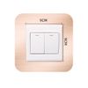 3 Pcs Switch Surround Frame Square Light Switch Cover Sticker Plug Socket Surround for Switch Panel or Electrical Plug Socket 9 x 9cm