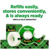 Scotch magic tape-.75"x300" 3/pkg