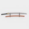 Plexico 2 Tier Katana Wall Mount/Universal Samurai Sword Brackets/Katana & Scabbard Holder/PW-30