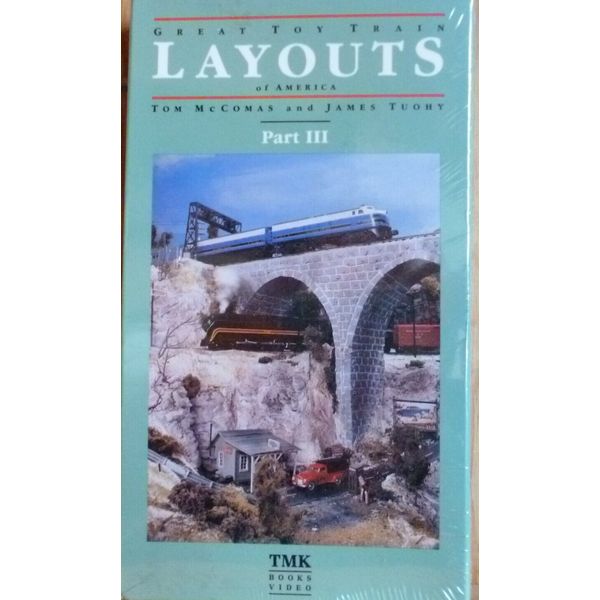 TM Great Toy Train Layouts Of America Part 3 VHS Tape (New-Factory Sealed)