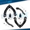 6pc Front Upper Control Arm & Ball Joint Outer Tierods for 1997-2001 Honda CR-V