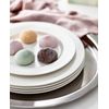 Generisch OFANTLIGT (4 Stück Set) Dessertteller, weiß, 22 cm