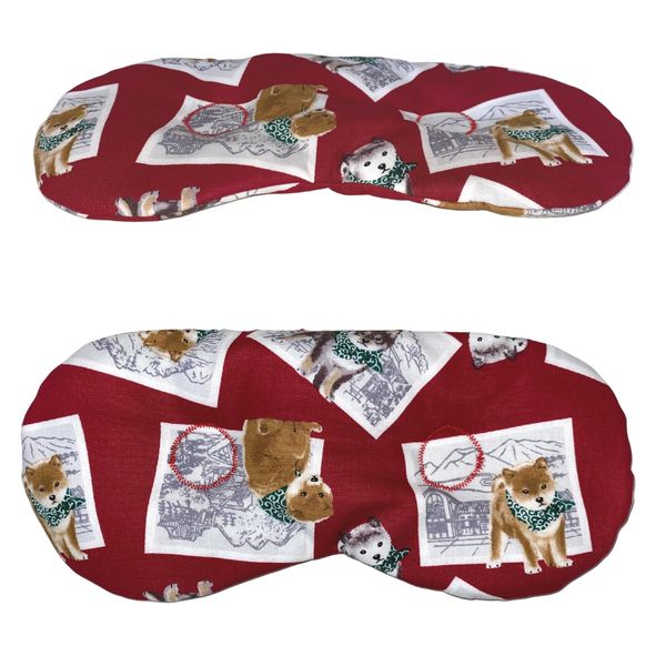 BRAVE WAKA Azuki Hot Eye Pillow (Arabesque Shiba Inu x Akane)