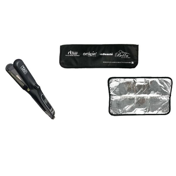 TAO Titanium 1 3/8 Flat Iron with Free Iron Mat