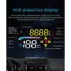 Car HUD Head Up Display OBD2 GPS Overspeed Warning System Projector Windshield