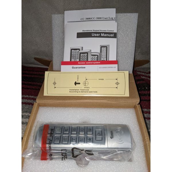 Cobra Controls CC-3800-MUEM Metal Access Control System RFID Reader-WEATHERPROOF