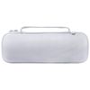 co2CREA Storage Case for JBL Flip6/Flip5/Flip4 Bluetooth Speaker (Hard Case, White Hard Case)