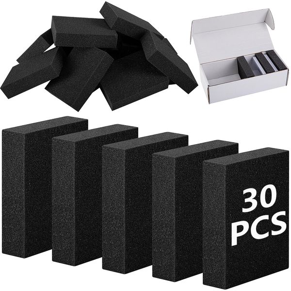 codree 30 Pcs Card Dividers Foam- 40D High Elasticity Sponge Trading Card Dividers- Shock Absorbing Card Sponge Separators Inserts for Storage Boxes Games Sports Cards Protection